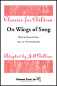 On Wings of Song Two-Part choral sheet music cover